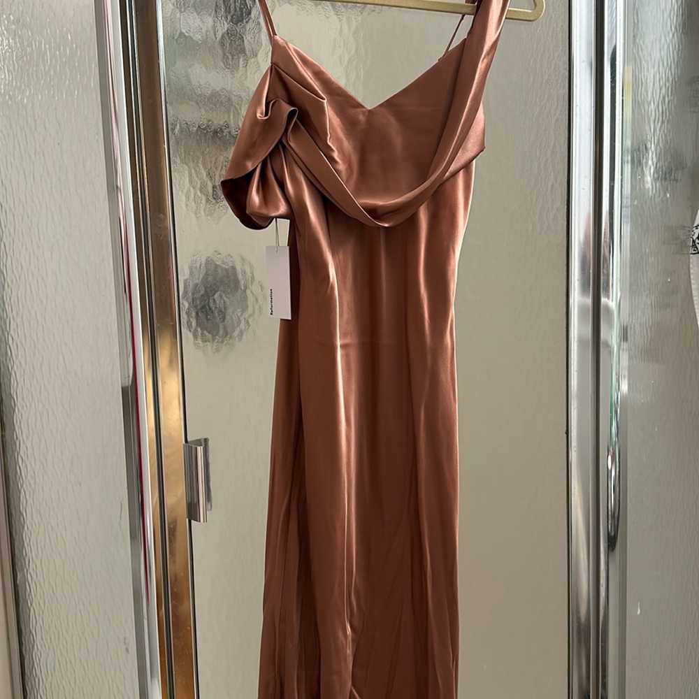 New with tags Rhonda Silk Dress from Reformation, size 2